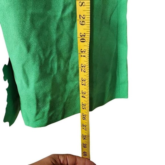 BCBG MAXAZRIA Alicia Faux Wrap Sleeve Dress S Mini Dress Green - Picture 4 of 11